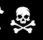 Skull and Crossbones symbol, indicating danger or poison.